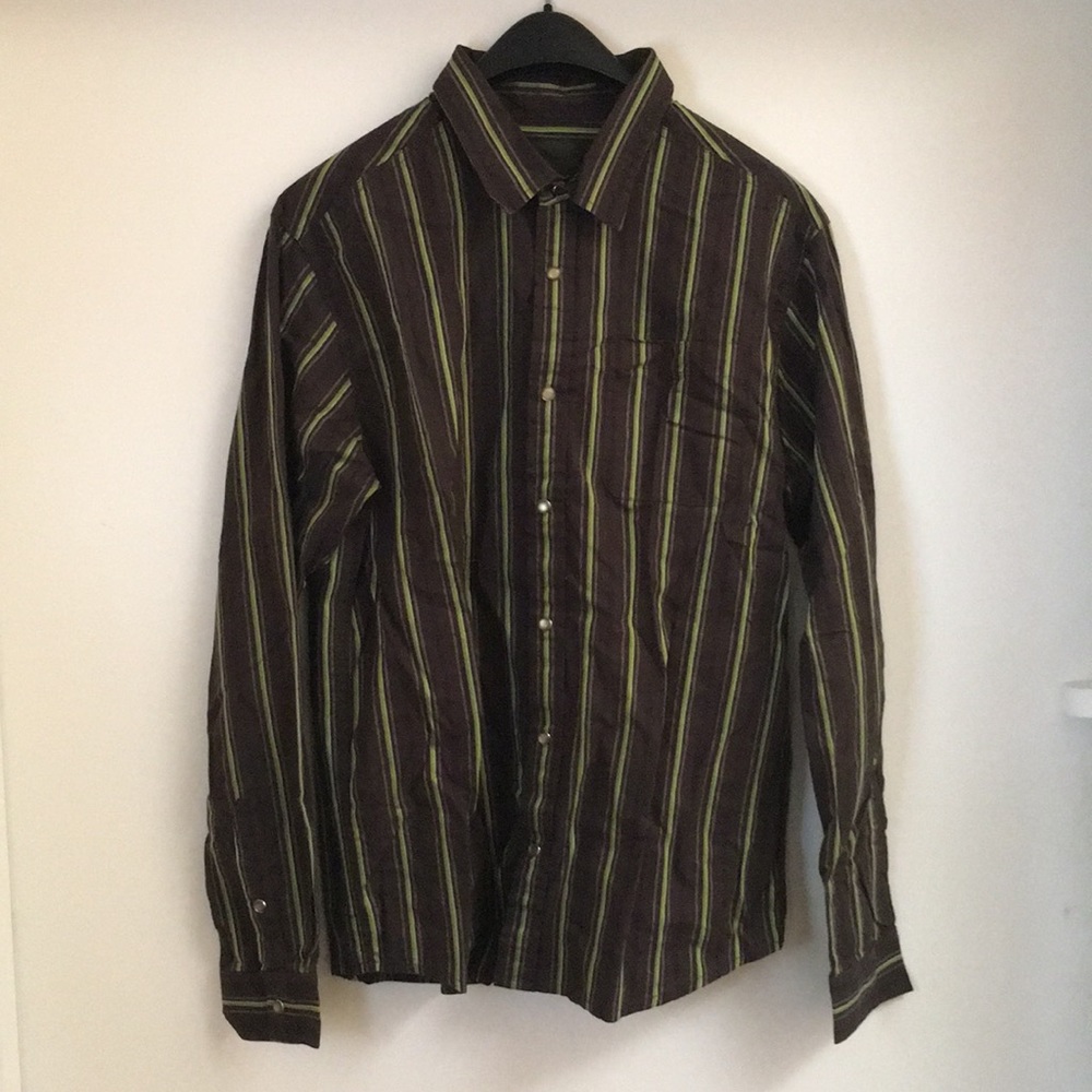 Prana Breathe 100% Organic Cotton LS Snaps Shirt